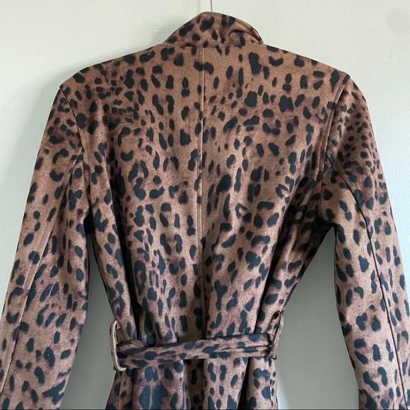 DEAR JOHN DENIM | Leopard Trench Coat - Picture 6 of 10
